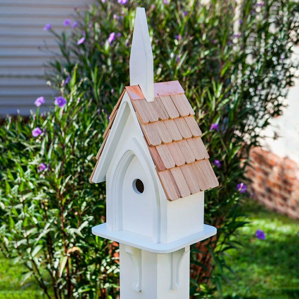 Plow & Hearth Parish Peep Copper and PVC Birdhouse