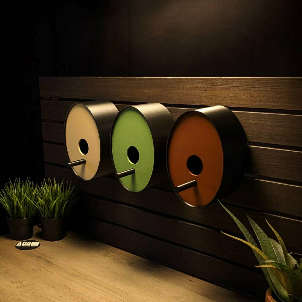 Plow & Hearth Ellipse Earth Tones Modern Birdhouse