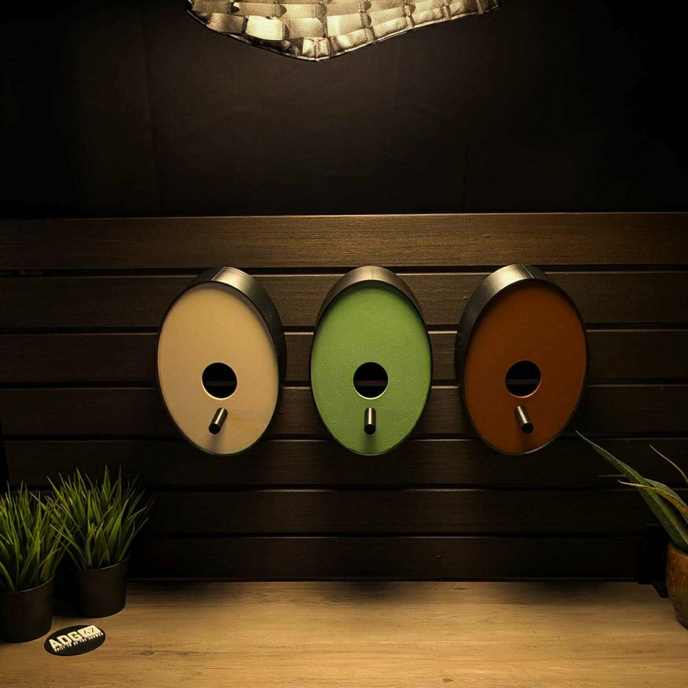 Plow & Hearth Ellipse Earth Tones Modern Birdhouse