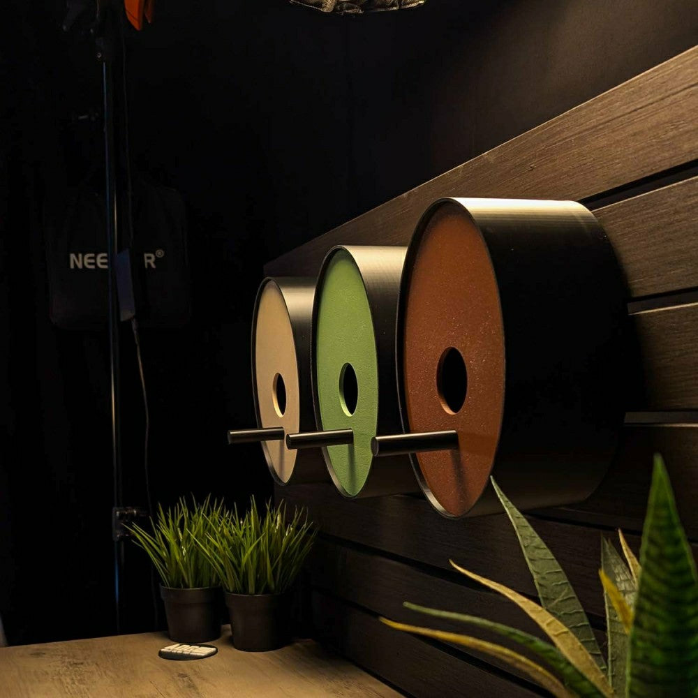 Plow & Hearth Ellipse Earth Tones Modern Birdhouse