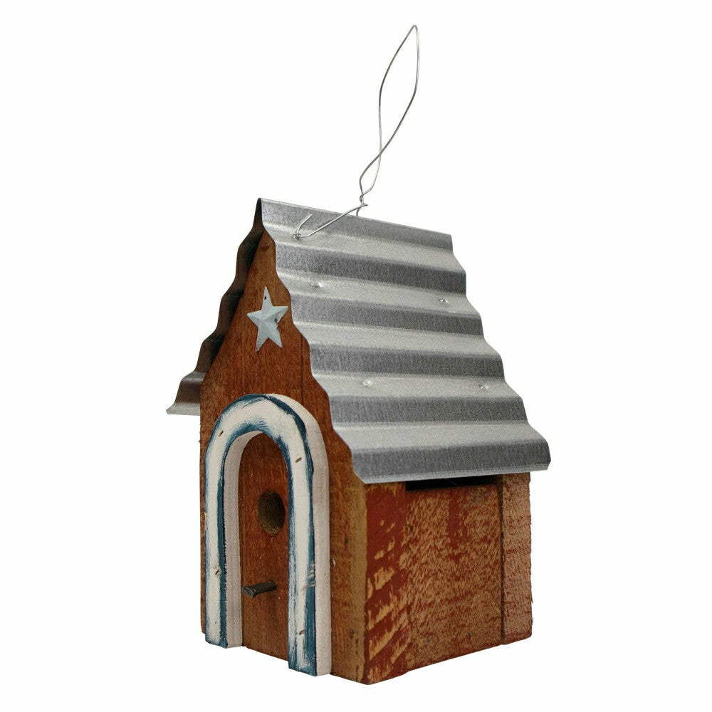 Plow & Hearth Brandywine Bird House with Metal Roof