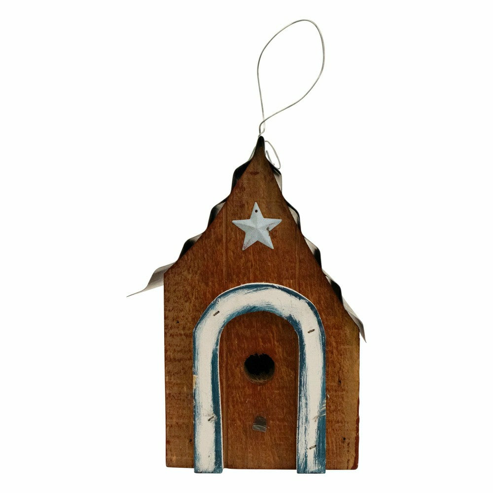 Plow & Hearth Brandywine Bird House with Metal Roof