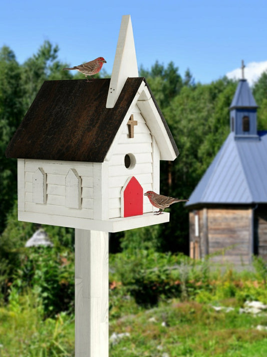 Plow & Hearth Cameron County Church Bird House