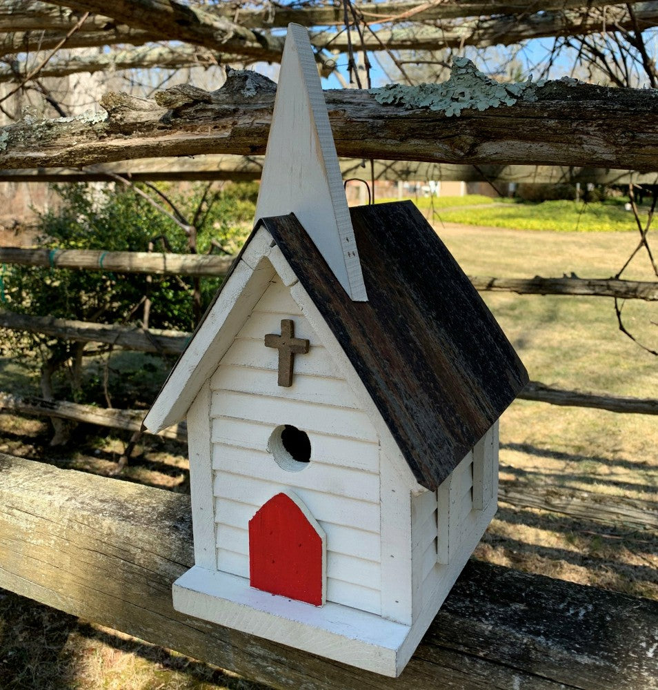 Plow & Hearth Cameron County Church Bird House