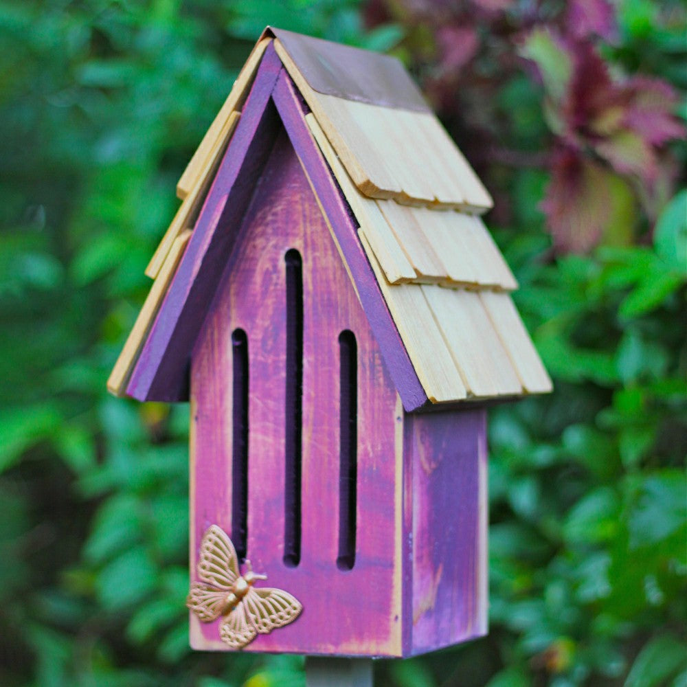Plow & Hearth Butterfly Breeze Cypress Butterfly House