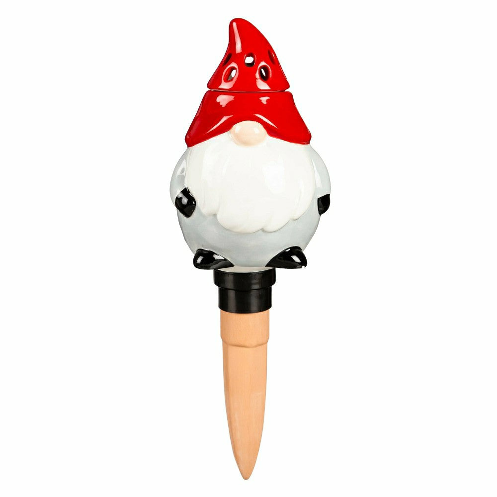 Plow & Hearth Whimsical Ceramic Fruit Fly/Gnat Trap with Watering Globe