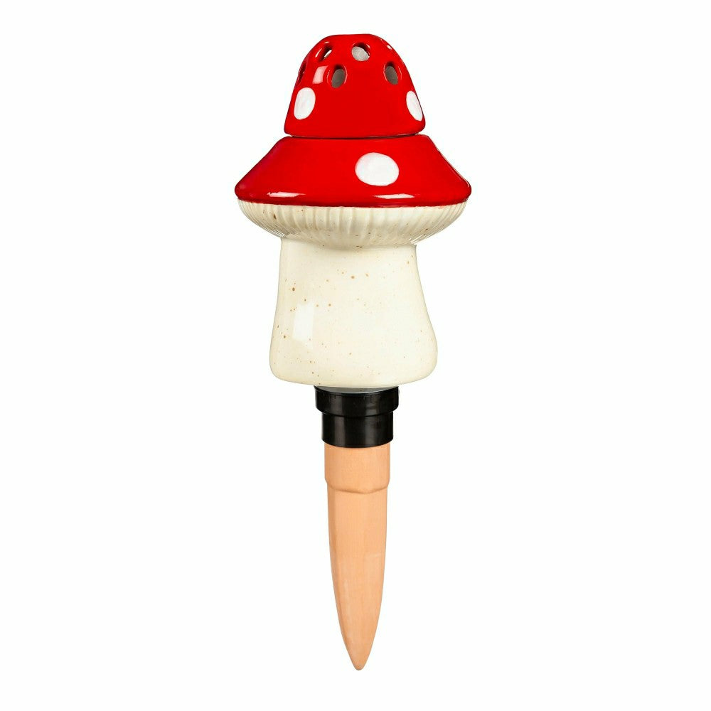 Plow & Hearth Whimsical Ceramic Fruit Fly/Gnat Trap with Watering Globe