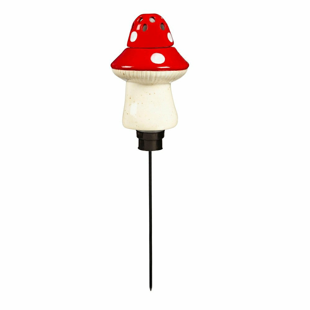Plow & Hearth Whimsical Ceramic Fruit Fly/Gnat Trap with Watering Globe