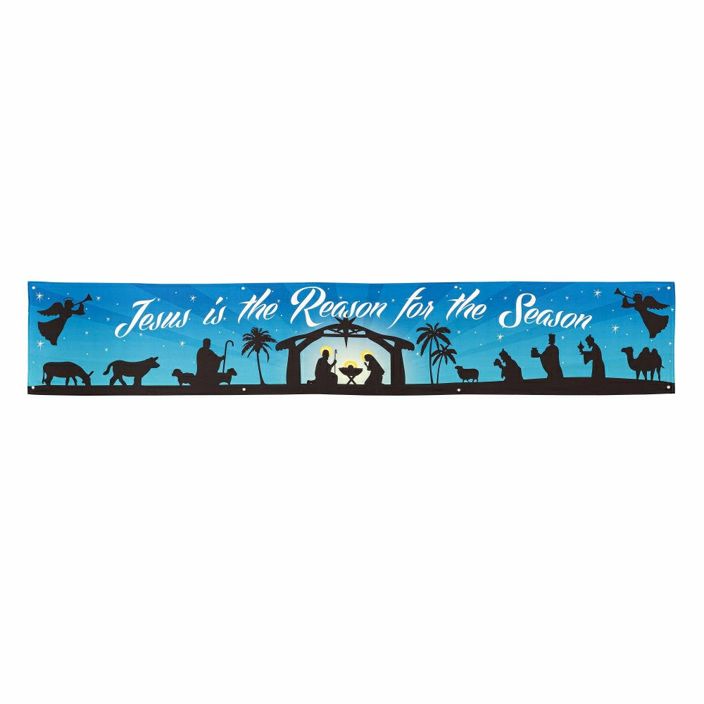 Plow & Hearth Jesus Is The Reason Fence Banner