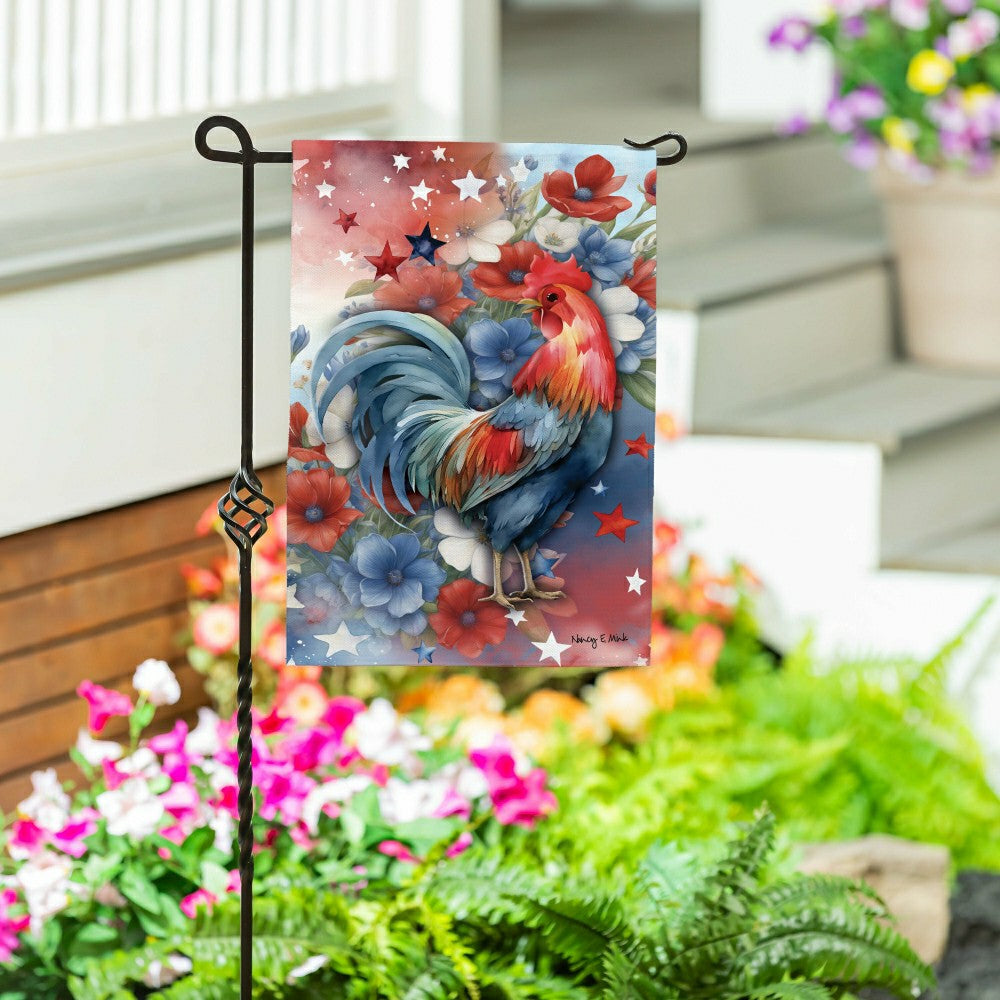 Plow & Hearth Burlap Garden Flag