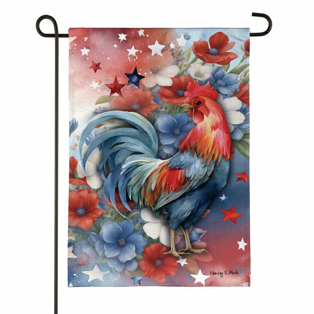 Plow & Hearth Burlap Garden Flag