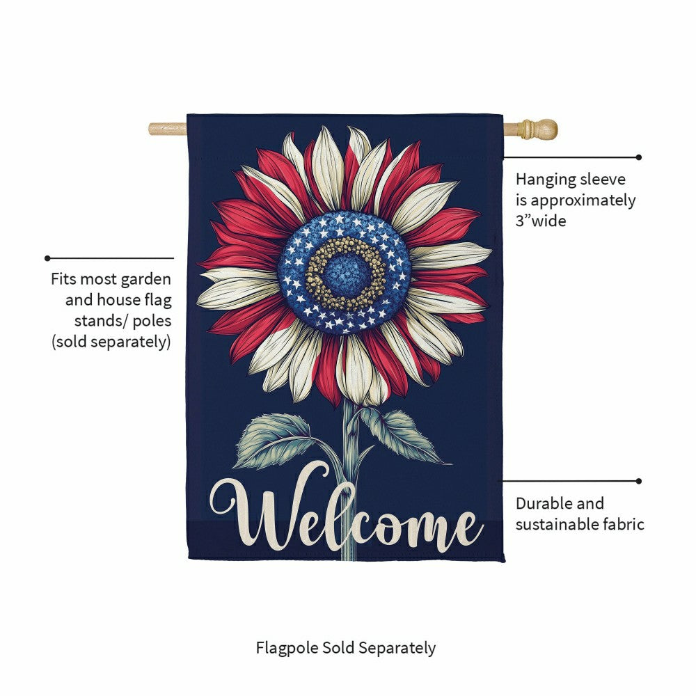 Plow & Hearth Suede House Flag