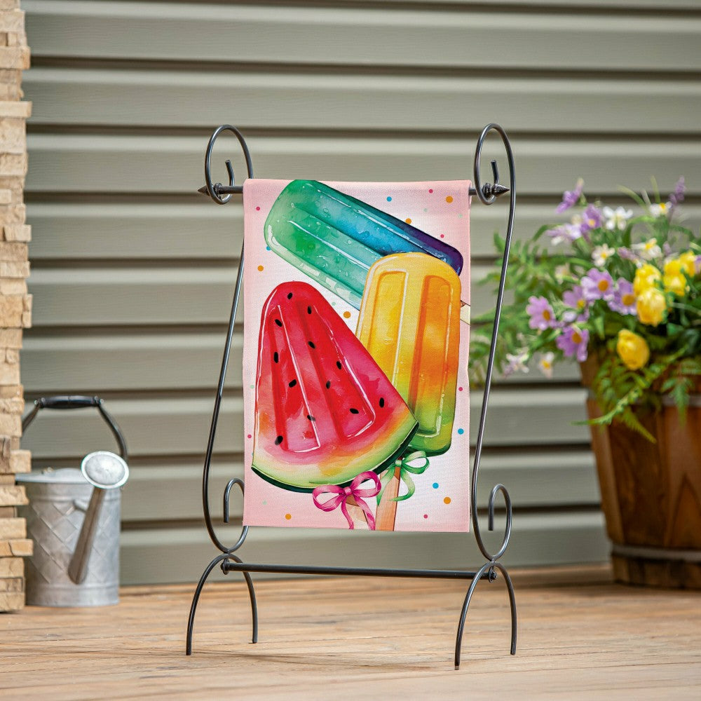 Plow & Hearth Burlap Garden Flag