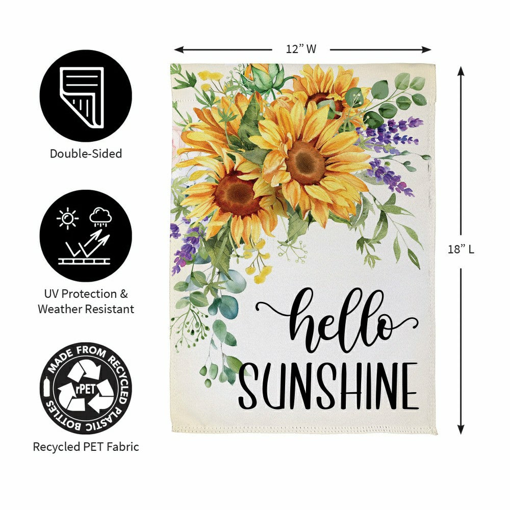 Plow & Hearth Suede Garden Flag