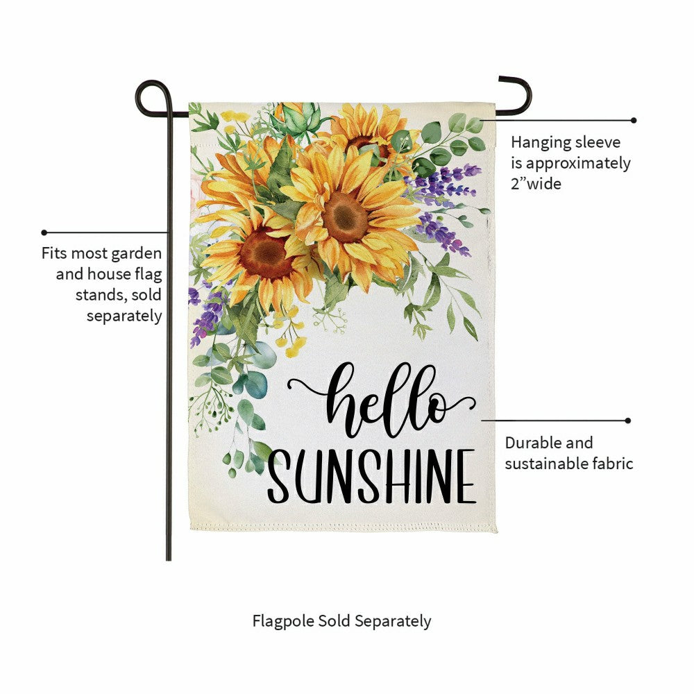 Plow & Hearth Suede Garden Flag