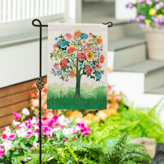 Plow & Hearth Burlap Garden Flag