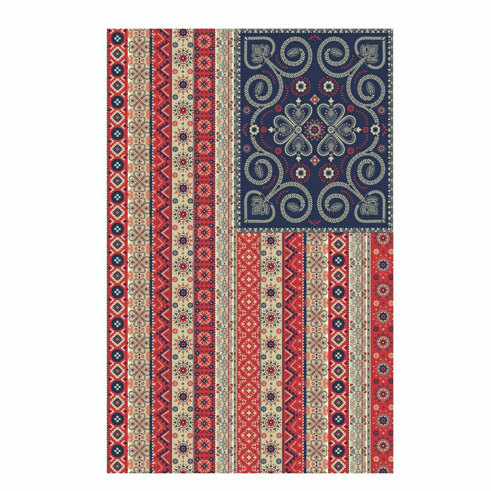 Plow & Hearth Americana BOHO by JG, Applique House Flags