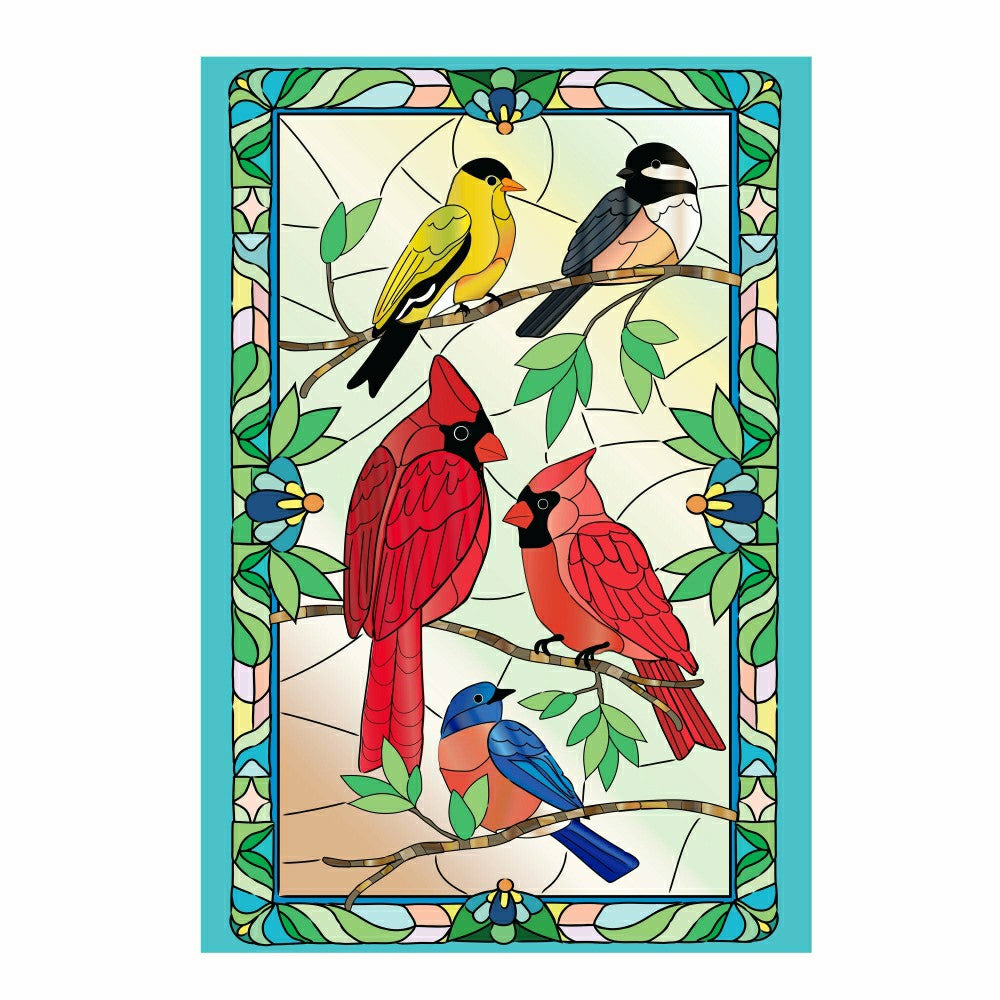 Plow & Hearth Flowers in a Fish Mouth Pot Applique House Flag