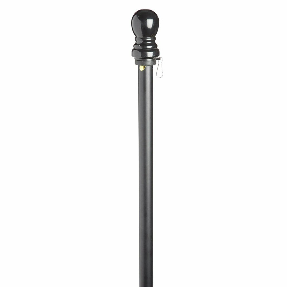 Plow & Hearth Black Metal House Flag Pole