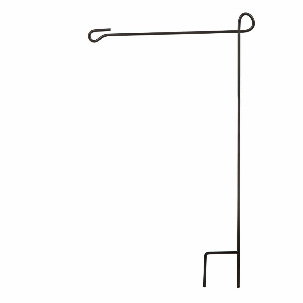 Plow & Hearth Cemetery-Size Metal Garden Flag Stand