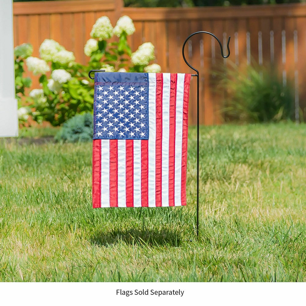 Plow & Hearth Garden Flag Stand with Shepherd’s Hook