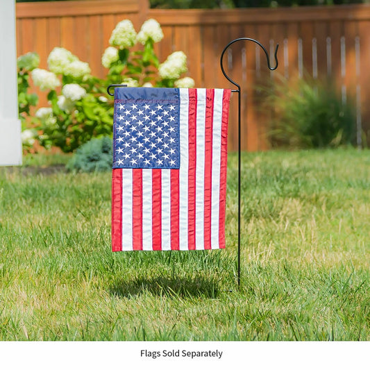 Plow & Hearth Garden Flag Stand with Shepherd’s Hook