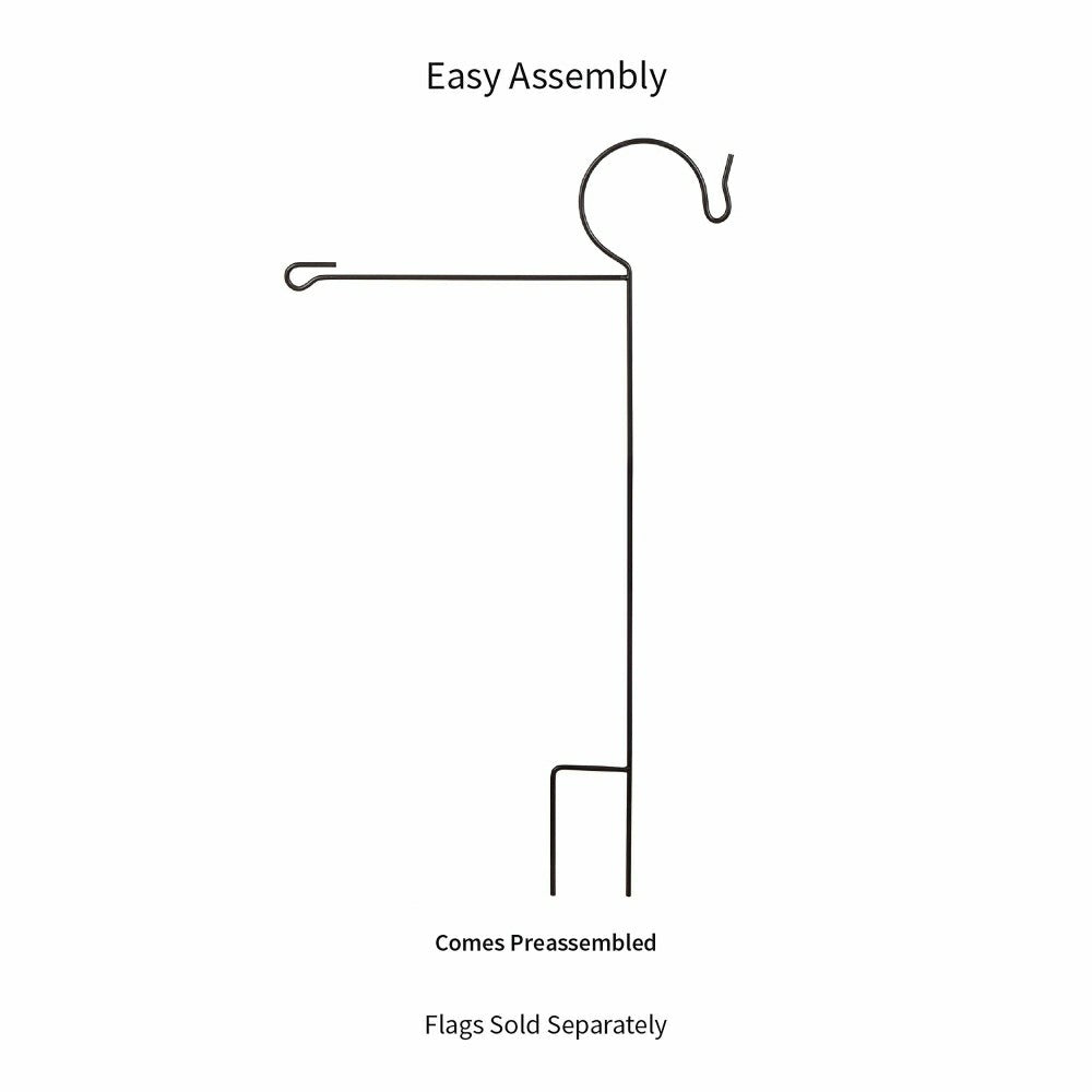 Plow & Hearth Garden Flag Stand with Shepherd’s Hook