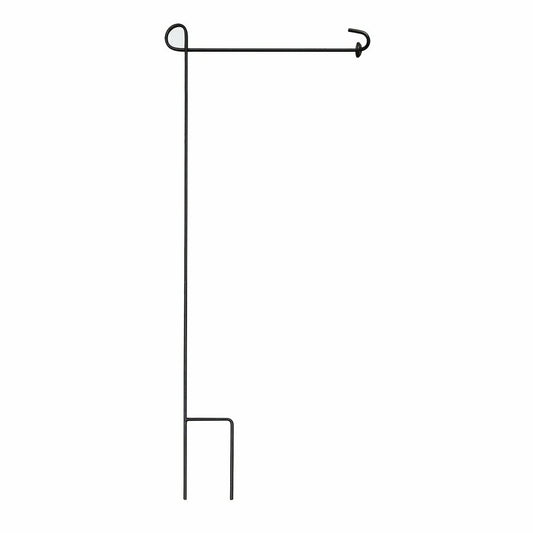 Plow & Hearth Black Garden Flag Stand