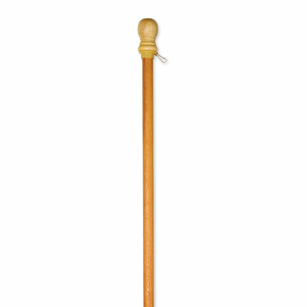 Plow & Hearth Wood House Flag Pole with Ring