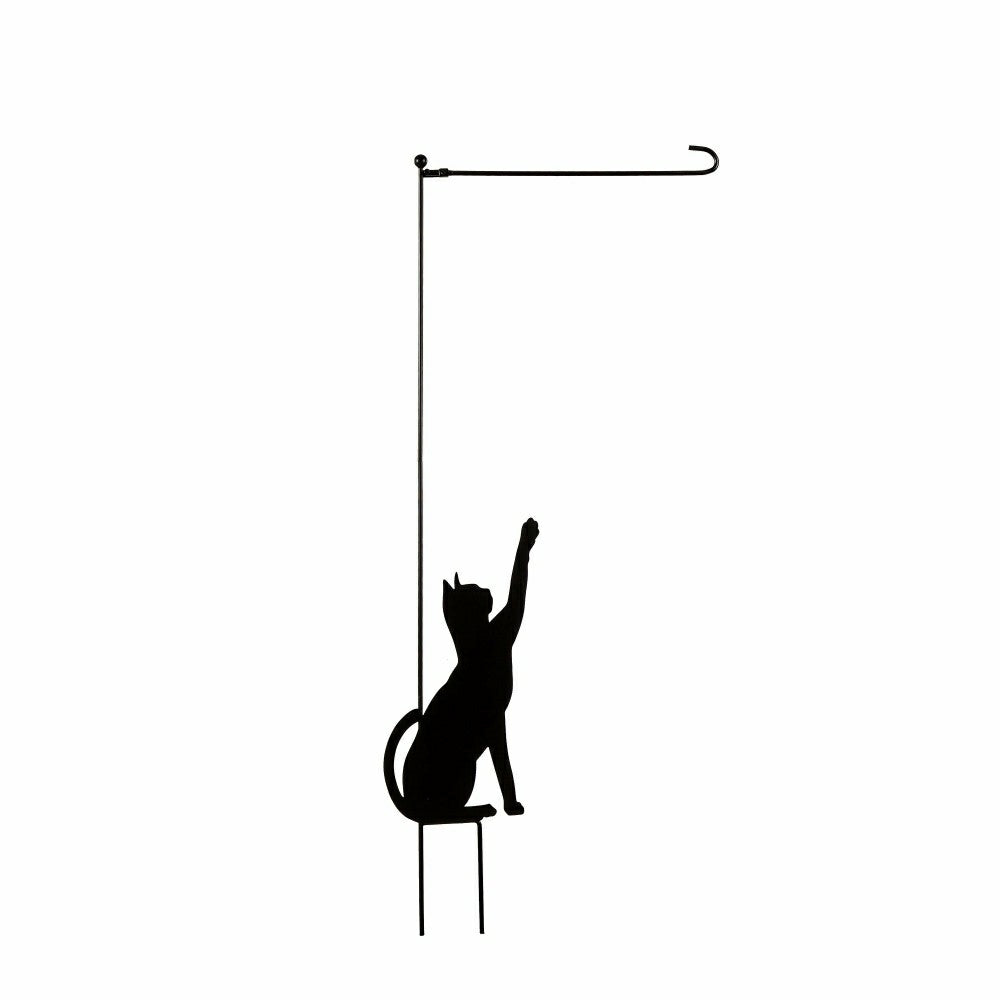 Plow & Hearth Cat Garden Flag Stand, KD