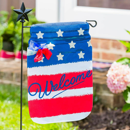 Plow & Hearth Star Garden Flag Stand