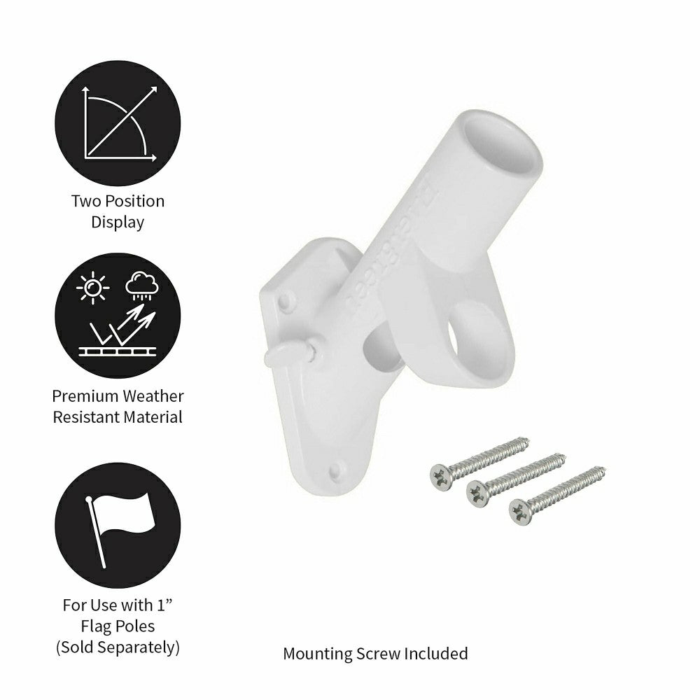 Plow & Hearth 2-Position Cast Iron House Flag Bracket