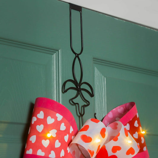 Plow & Hearth Door Tag Fleur de Lis Over-the-Door Hanger