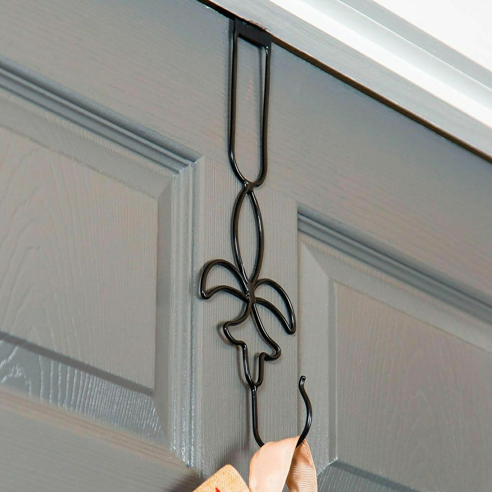 Plow & Hearth Door Tag Fleur de Lis Over-the-Door Hanger