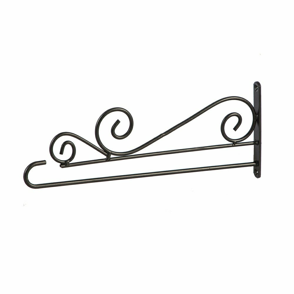 Plow & Hearth Swirl Wall-Mount Garden Flag Hanger