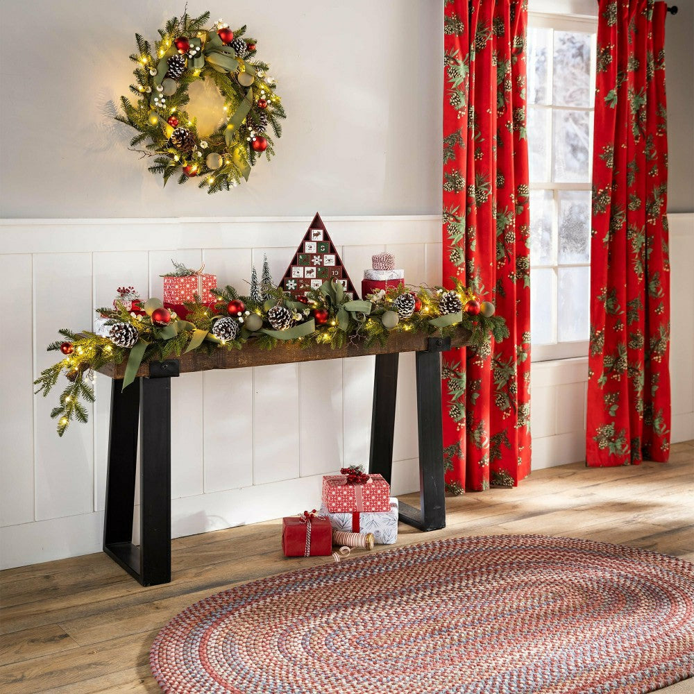 Plow & Hearth Richland Indoor/Outdoor Reclaimed Wood Console Table