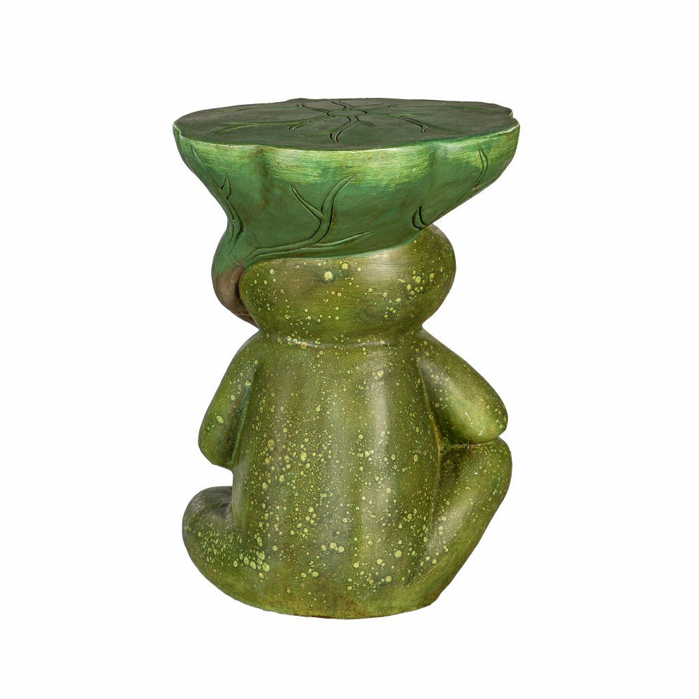 Plow & Hearth 17" Resin Frog Patio Table