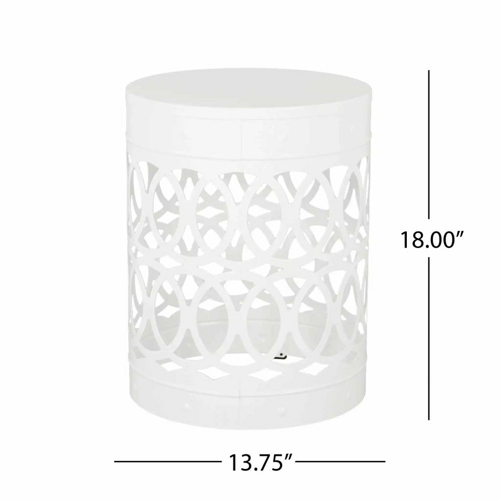 Plow & Hearth Riviera Outdoor Metal Large End Table
