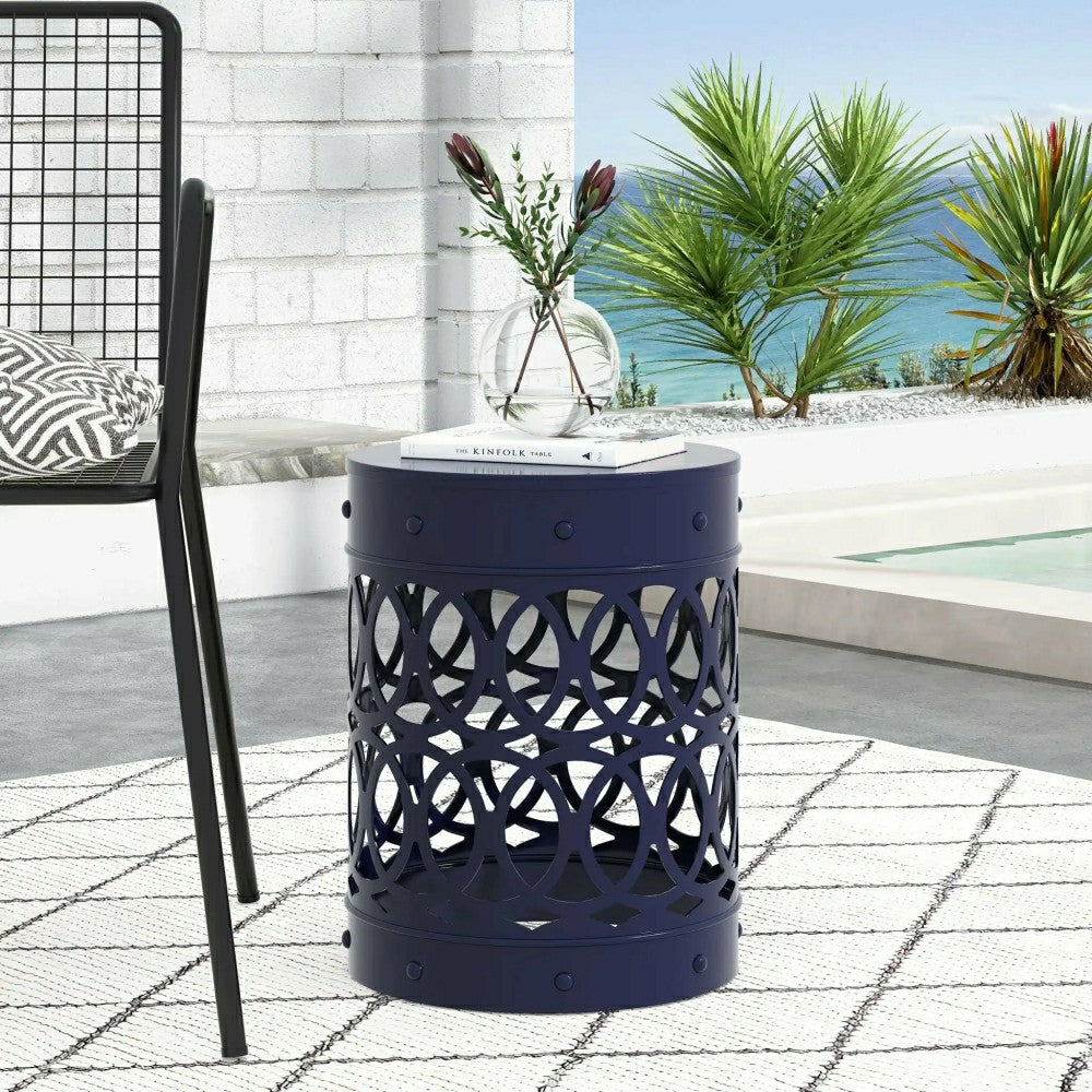 Plow & Hearth Riviera Outdoor Metal Large End Table