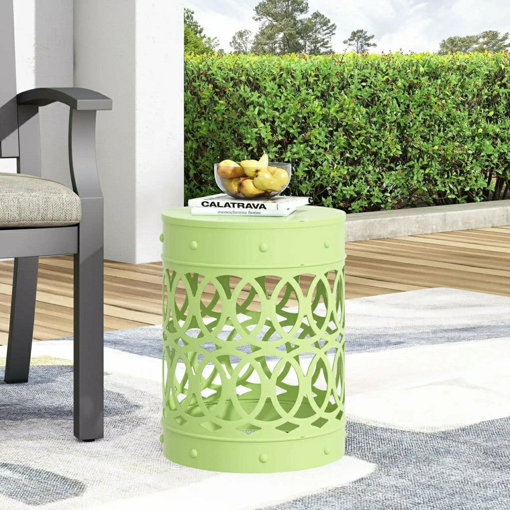 Plow & Hearth Riviera Outdoor Metal Large End Table