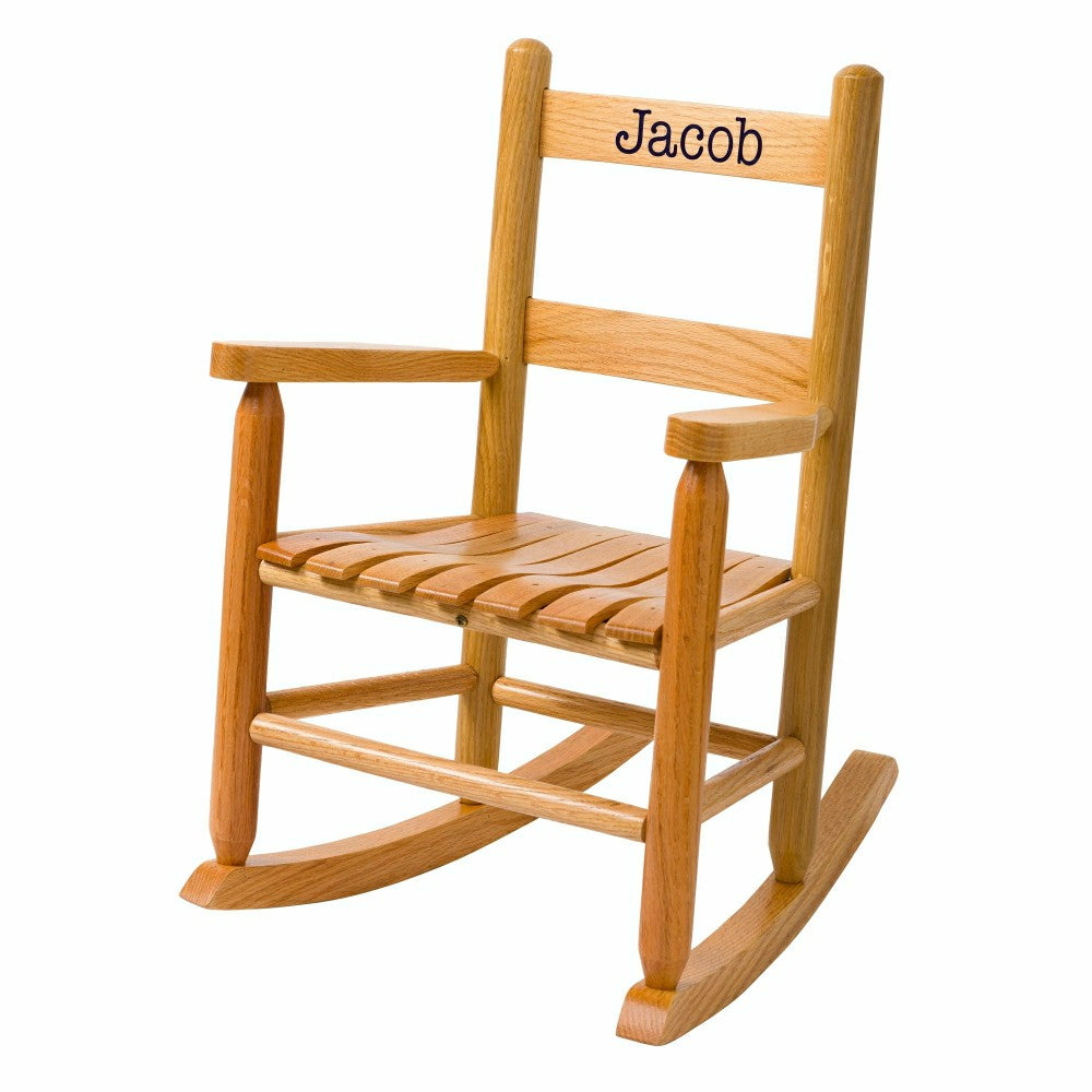 Plow & Hearth Childs Oak Ladderback Rocker