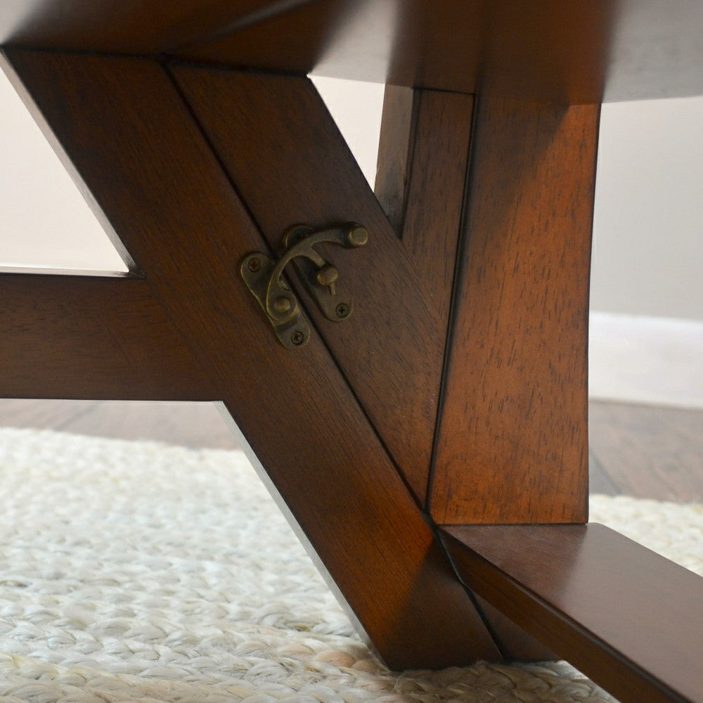 Plow & Hearth Reproduction Parawood Ben Franklin Convertible Ladder Chair