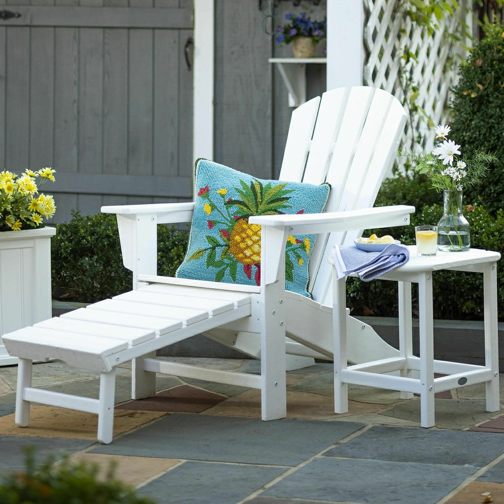 Plow & Hearth POLYWOOD Adirondack Chair with Ottoman