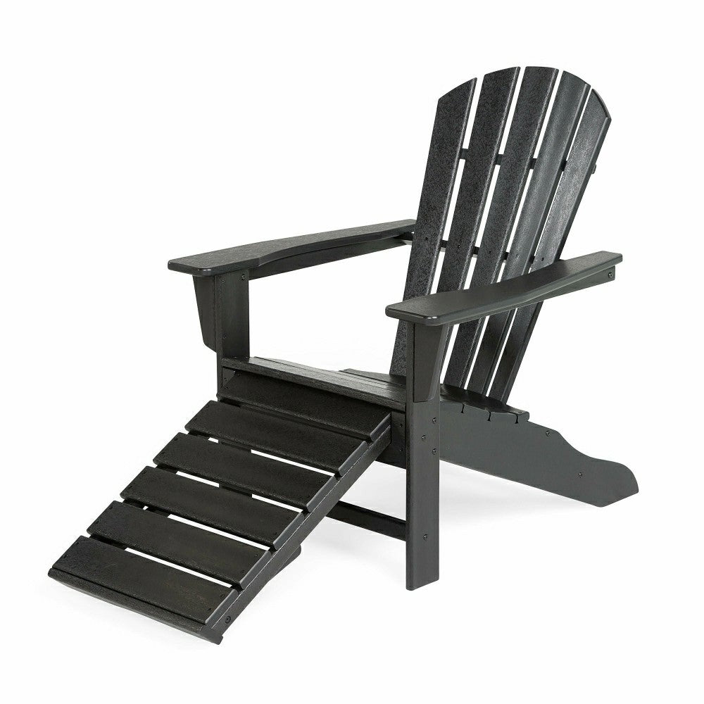 Plow & Hearth POLYWOOD Adirondack Chair with Ottoman