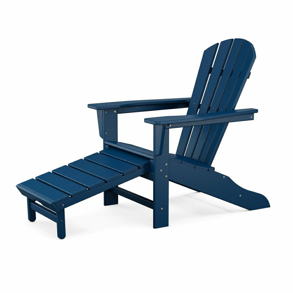 Plow & Hearth POLYWOOD Adirondack Chair with Ottoman