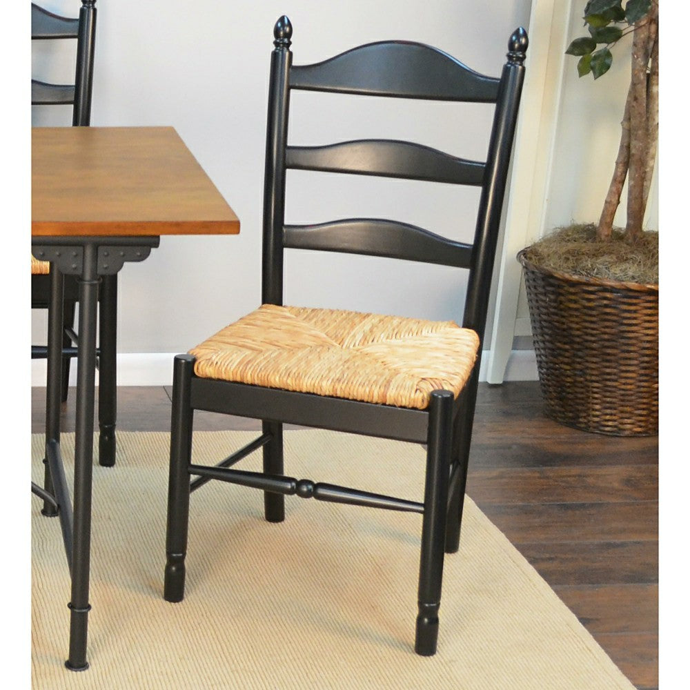 Plow & Hearth Farmhouse Hardwood Ladder Back Chair
