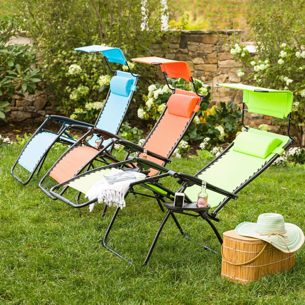 Plow & Hearth Zero Gravity Chair With Awning