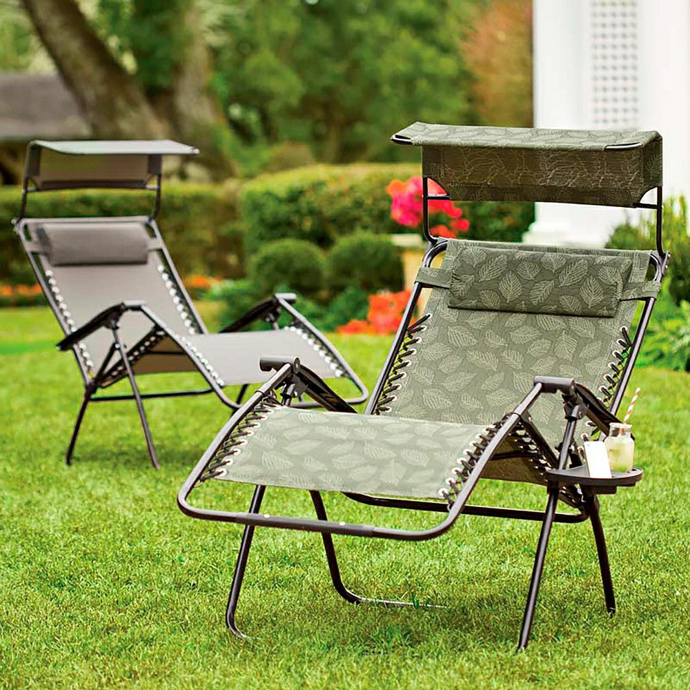 Plow & Hearth Zero Gravity Chair With Awning