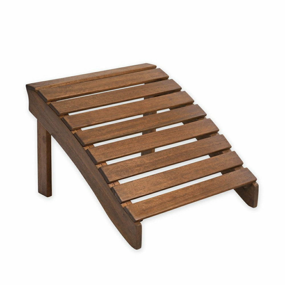 Plow & Hearth Wooden Adirondack Ottoman