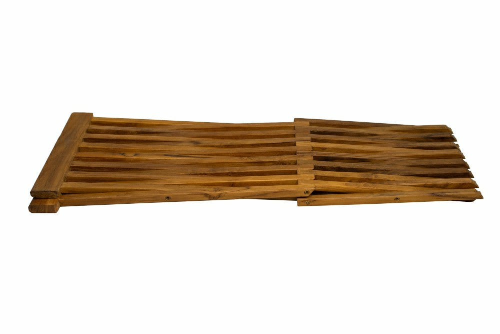 Plow & Hearth Winchester Teak Folding Stool
